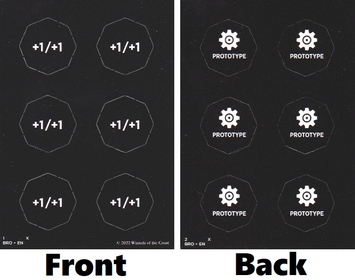 Punch-Out Token Counters